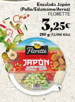 Gadis FLORETTE Ensalada Japón (Pollo/Edamame/Arroz) oferta