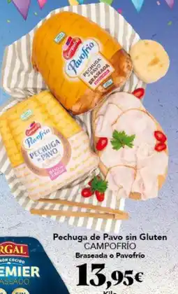 Gadis CAMPOFRÍO Pechuga de Pavo sin Gluten oferta