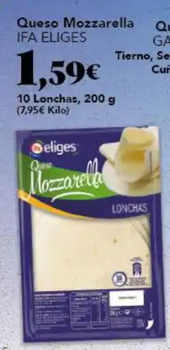 Gadis IFA ELIGES Queso Mozzarella oferta