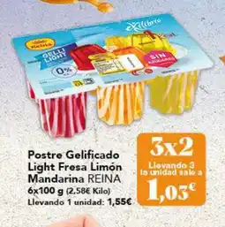 Gadis REINA Postre Gelificado Light Fresa Limón Mandarina oferta