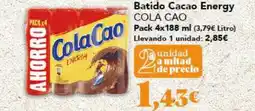 Gadis COLA CAO Batido Cacao Energy oferta