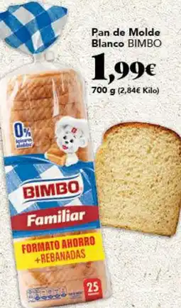 Gadis BIMBO Pan de Molde Blanco oferta