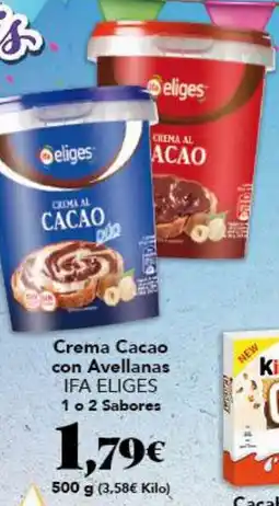 Gadis IFA ELIGES Crema Cacao con Avellanas oferta