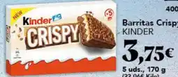 Gadis KINDER Barritas Crispy oferta