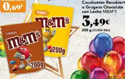Gadis M&M'S Cacahuetes Recubiertos o Grageas Chocolate con Leche oferta