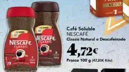 Gadis NESCAFÉ Café Soluble Classic Natural o Descafeinado oferta