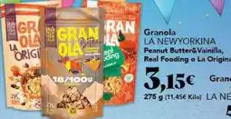 Gadis LA NEWYORKINA Granola Peanut Butter&Vainilla, Real Fooding o La Original oferta