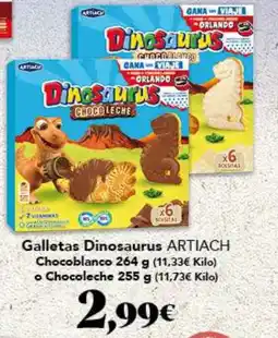 Gadis ARTIACH Galletas Dinosaurus Chocoblanco o Chocoleche oferta