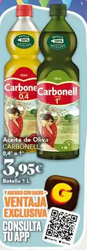 Gadis CARBONELL Aceite de Oliva 0,4° 1° oferta