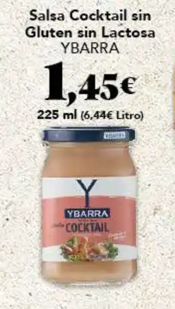 Gadis YBARRA Salsa Cocktail sin Gluten sin Lactosa oferta