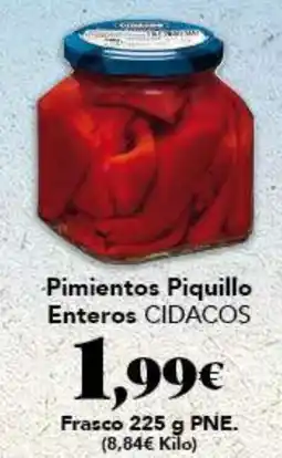 Gadis CIDACOS Pimientos Piquillo Enteros oferta
