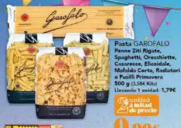 Gadis GAROFALO Pasta Penne Ziti Rigate, Spaghetti, Orecchiette, Casarecce, Elicoidale, Mafalda Corta, Radiatori o Fusilli Primavera oferta