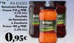 Gadis IFA ELIGES emolacha rodajas frasco ensalada de Remolacha o zanahoria frasco oferta