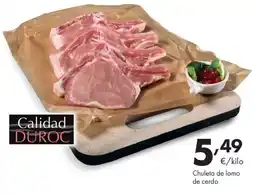 Supermercados Lupa Chuleta de lomo de cerdo oferta