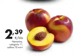 Supermercados Lupa Nectarina, categoría 1º, calibre 73 mm+ oferta