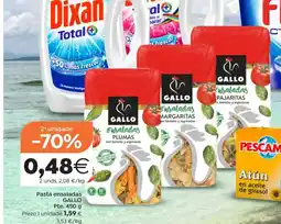 Plenus Supermercados GALLO Pasta ensaladas oferta