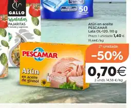Plenus Supermercados PESCAMAR Atún en aceite oferta