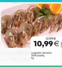 Plenus Supermercados Langostino Vannamei 30/40 oferta