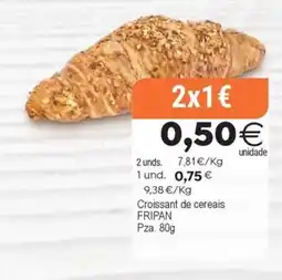 Plenus Supermercados FRIPAN Croissant de cereais oferta