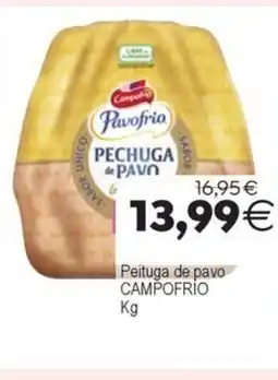 Plenus Supermercados CAMPOFRIO Peituga de pavo oferta