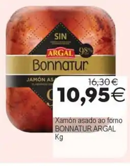 Plenus Supermercados ARGAL Xamón asado ao forno bonnatur oferta