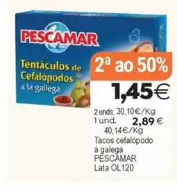 Plenus Supermercados PESCAMAR Tacos cefalópodo á galega oferta