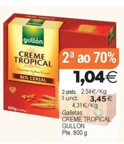 Plenus Supermercados GULLON Galletas creme tropical oferta