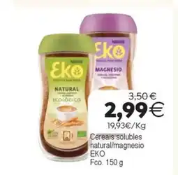 Plenus Supermercados EKO Cereais solubles natural/magnesio oferta