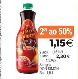 Plenus Supermercados DON SIMÓN Sangria oferta