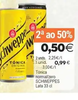 Plenus Supermercados SCHWEPPES Tónica normal/zero oferta
