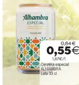Plenus Supermercados ALHAMBRA Cervexa especial oferta