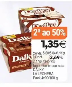 Plenus Supermercados DALKY LA LECHERA logur duo choco-nata oferta