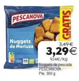 Plenus Supermercados PESCANOVA Nuggets de pescada oferta