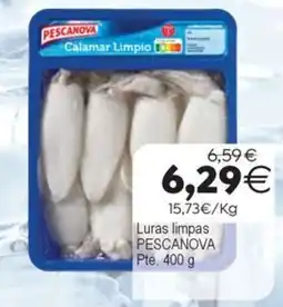 Plenus Supermercados PESCANOVA Luras limpas oferta