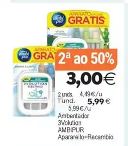 Plenus Supermercados AMBIPUR Ambentador 3Volution oferta