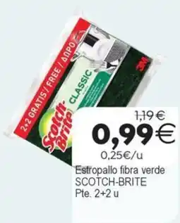 Plenus Supermercados SCOTCH-BRITE Estropallo fibra verde oferta