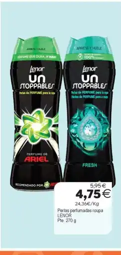 Plenus Supermercados LENOR Perlas perfumadas roupa oferta