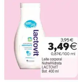 Plenus Supermercados LACTOVIT Leite corporal Nutre/Hidrata oferta