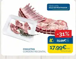 Supermercados La Despensa Chuletas cordero recental oferta
