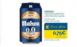 Supermercados La Despensa MAHOU Cerveza tostada maestra lata oferta