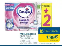 Supermercados La Despensa COLHOGAR Papel higiénico odor block oferta
