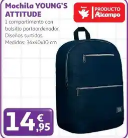 Alcampo Young's attitude mochila oferta