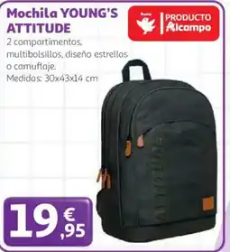 Alcampo Young's attitude mochila oferta