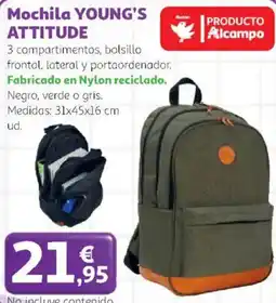 Alcampo Young's attitude mochila oferta