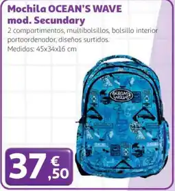 Alcampo Ocean's wave mochila mod. secundary oferta