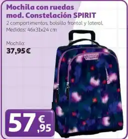 Alcampo SPIRIT Mochila con ruedas mod. Constelación oferta