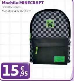 Alcampo Minecraft mochila oferta