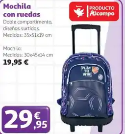 Alcampo Mochila con ruedas oferta