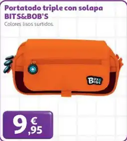Alcampo BITS&BOB'S Portatodo triple con solapa oferta