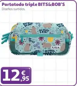 Alcampo BITS&BOB'S Portatodo triple oferta